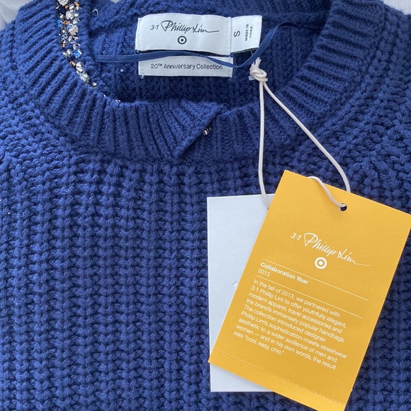 3.1 PHILLIP LIM Sparkle Sweater Small - Picture 10 of 10